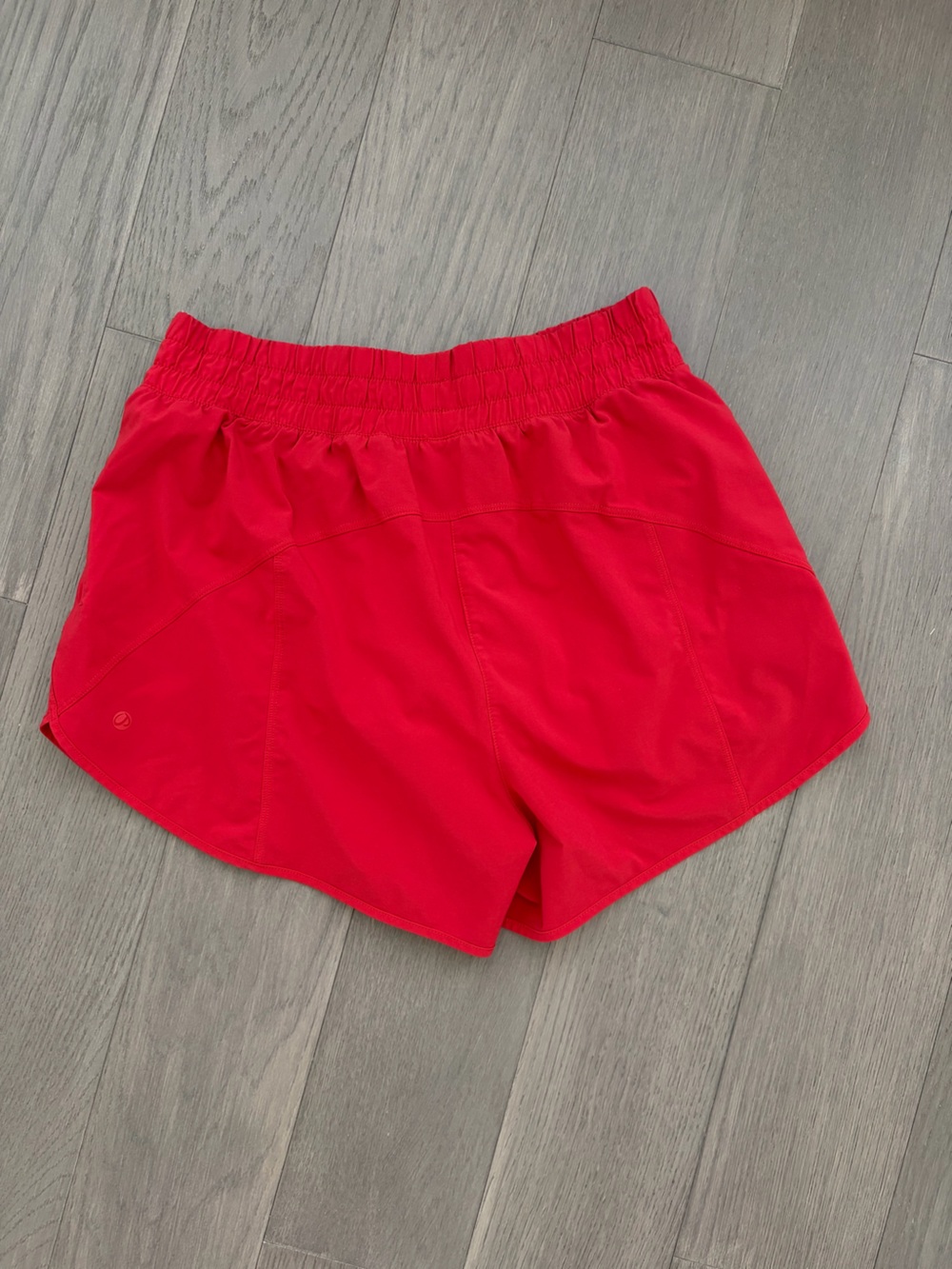 CRZ YOGA red Running Size Small EUC Soft High Rise Lined
Short 3” - Picture 2 of 3